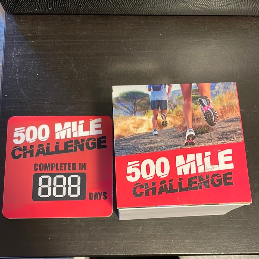 500 Mile Challenge Motivational Calendar